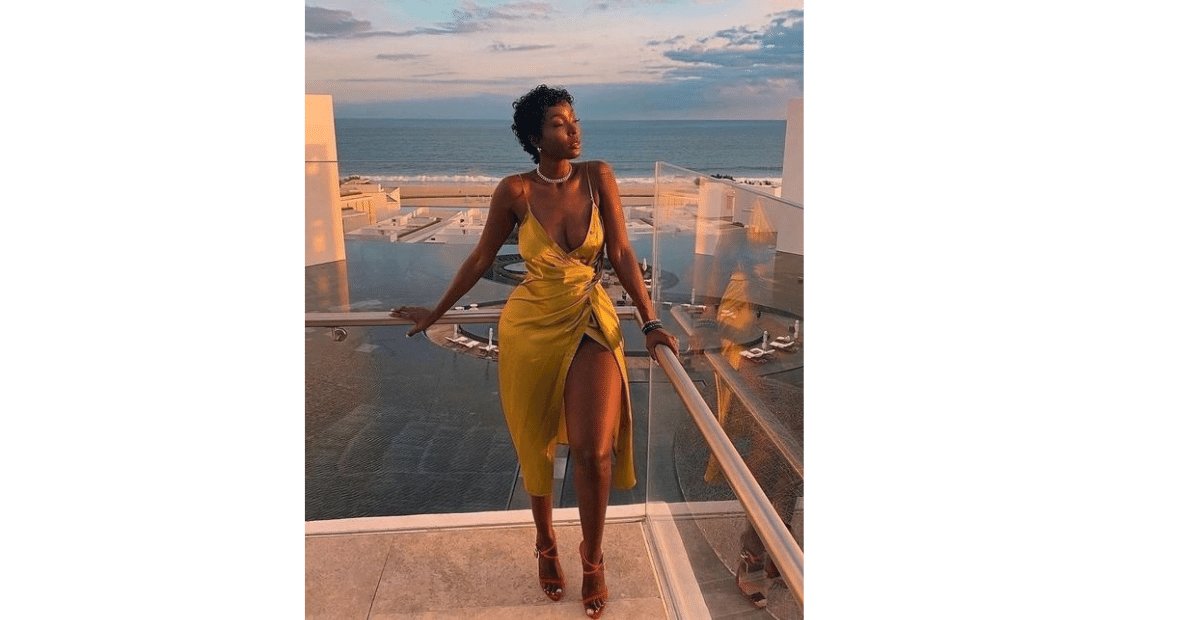 knee length dresses for ladies African Dress | African Clothing | African Print Wrap Dress main image 1