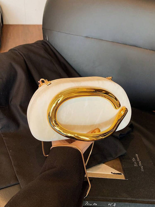 1pc minimalist retrohandbag in white