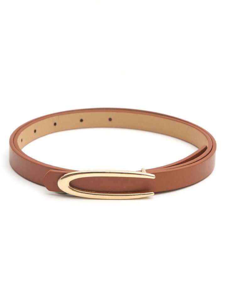 2pcs tone buckle belt in multi