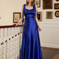 Tie shoulder ruched bust bridesmaid dress