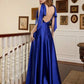 Tie shoulder ruched bust bridesmaid dress