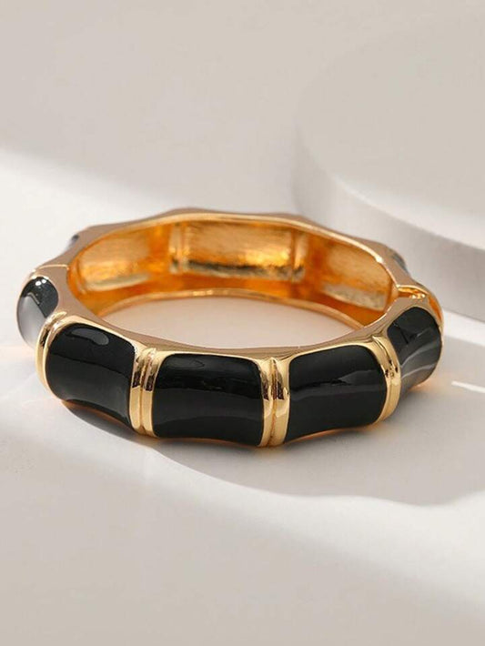 1pc asymetric bamboo bracelet in multi