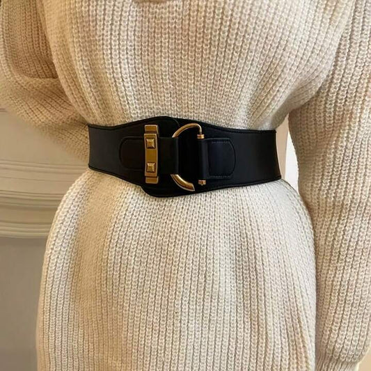 1pc buckle waist belt in black