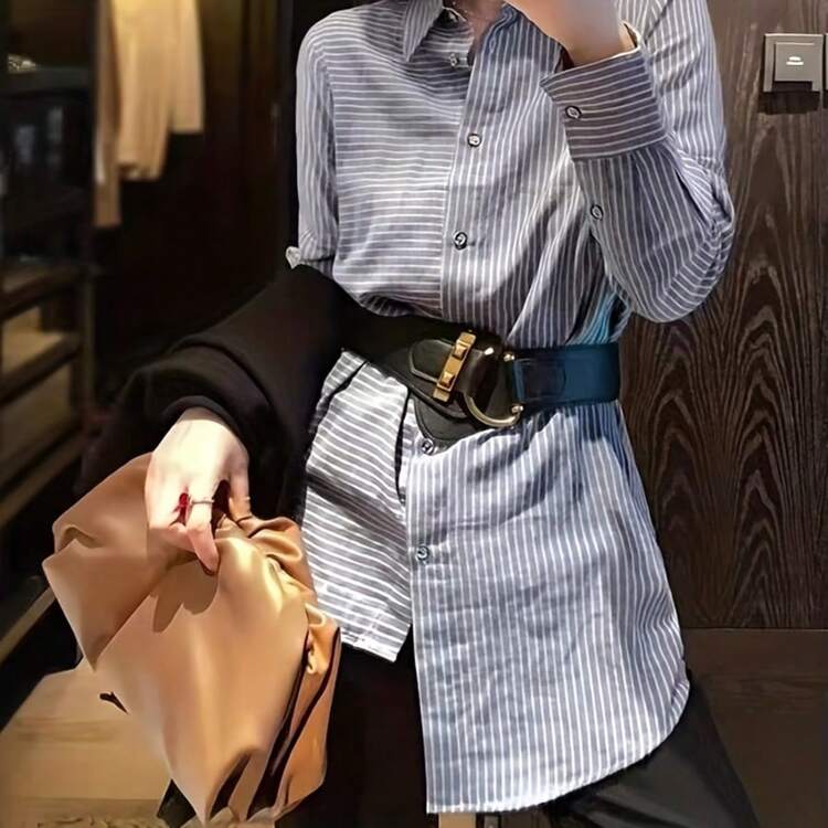 1pc buckle waist belt in black