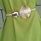 1pc gold metal spring elastic belt in gold