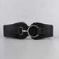 1pc single breasted buckle belt in black