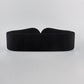 1pc single breasted buckle belt in black