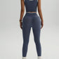 2pcs contrast sport sets in green