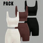 3pcs round neck sport sets in multi