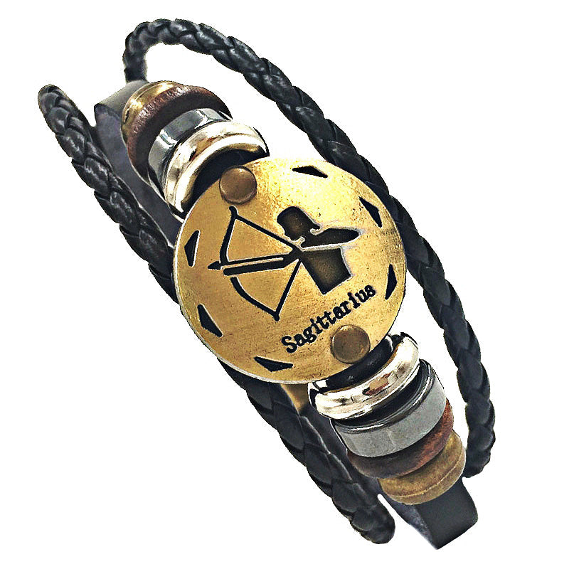 Zodiac celestial sign bracelet