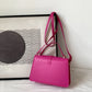 Buckle decor flap square bag in pink