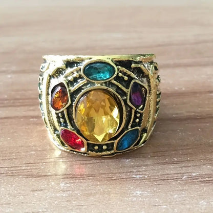 Thanos infinity gauntlet ring in gold