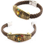 Thanos 6 gauntlet power stone bracelet & ring set in gold