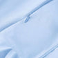 Cinched waist square neck spaghetti strap mini in blue