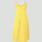 Color block cami dress in yellow