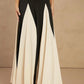 Color block spaghetti strap maxi in multi