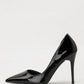 High heel pointed toe in black