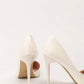 High heel pointed toe in nude