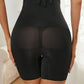High waisted rib knit shapewear in black