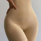 High waisted rib knit shapewear in nude