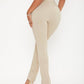 Sanya high waist split hem trousers in beige