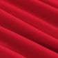 MOD asymmetrical neck dress in red