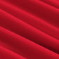 MOD asymmetrical neck dress in red