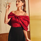 cold shoulder ruched sleeve satin top