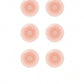 6pcs Reusable nipple covers in nude