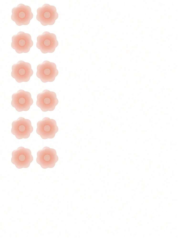3pcs Reusable nipple covers in nude