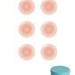 6pcs Reusable nipple covers in nude