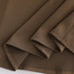 Satin high waist skirt in brown