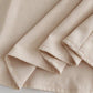 Satin high waist skirt in nude