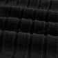 Solid color A-line skirt in black