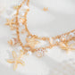 Starfish pendant waist chain in multi