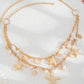 Starfish pendant waist chain in multi